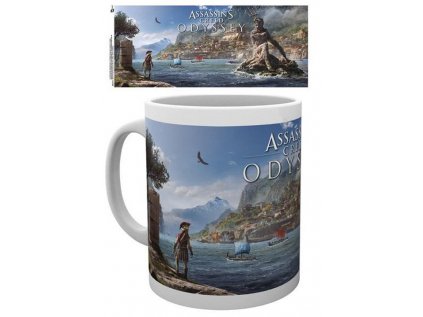 HRNEK KERAMICKÝ|ASSASSIN'S CREED  300 ml|ODYSSEY|VISTA|BÍLÝ