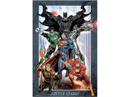 PLAKÁT 61 x 91,5 cm|DC COMICS  JUSTICE LEAGUE GROUP