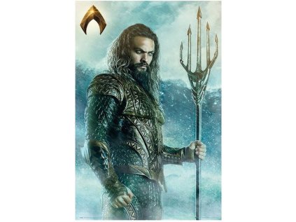 PLAKÁT 61 x 91,5 cm|JUSTICE LEAGUE  AQUAMAN TRIDENT