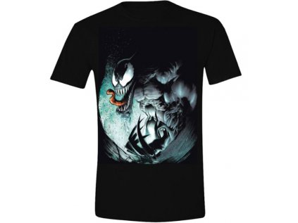 TRIČKO PÁNSKÉ|MARVEL|SPIDERMAN  VENOM|ANGRY MEN|ČERNÉ|VELIKOST(2XL)