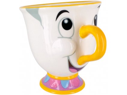 HRNEK KERAMICKÝ 3D|DISNEY  300 ml|BEAUTY & THE BEAST|CHIP