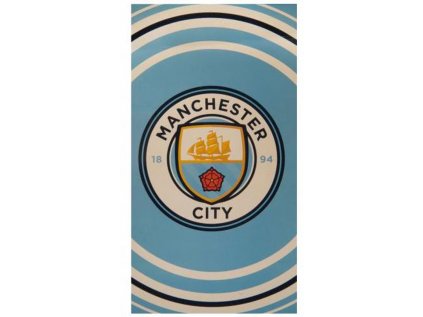 RUČNÍK OSUŠKA|MANCHESTER CITY FC  VZOR PL|ZNAK|70 x 140 cm