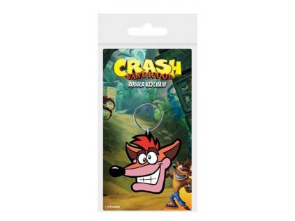 PŘÍVĚSEK NA KLÍČE|CRASH BANDICOOT  EXTRA LIFE|4,5 x 6 cm