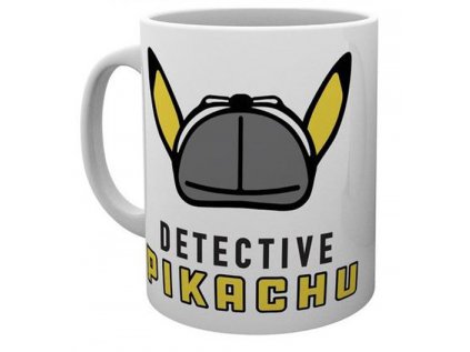 HRNEK KERAMICKÝ|POKÉMON  300 ml|DETECTIVE PIKACHU|BÍLÝ