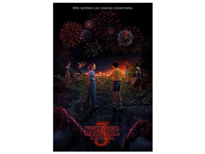 PLAKÁT 61 x 91,5 cm|STRANGER THINGS  SEASON 3|ONE SUMMER