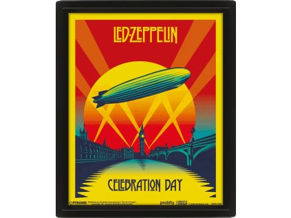 OBRÁZEK 3D|26 x 20 cm|LED ZEPPELIN  CELEBRATION DAY