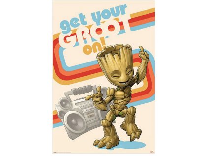 PLAKÁT 61 x 91,5 cm|MARVEL  GUARDIANS OF THE GALAXY|GET GROOT