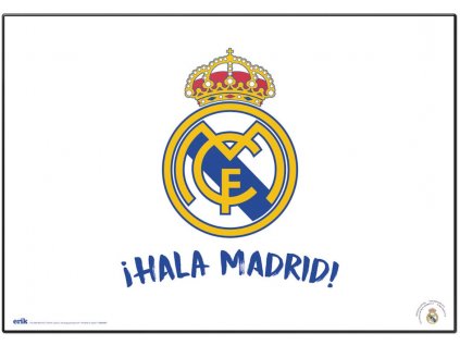 PODLOŽKA NA STŮL|REAL MADRID FC  ZNAK - HALA MADRID|49,5 x 34,5 cm