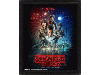 OBRÁZEK 3D|26 x 20 cm|NETFLIX  STRANGER THINGS|SEASON 1|ONE SHEET