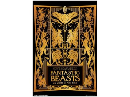 PLAKÁT 61 x 91,5 cm  FANTASTIC BEASTS|BOOK COVER