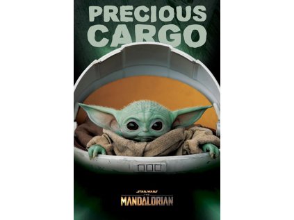 PLAKÁT 61 x 91,5 cm|THE MANDALORIAN  PRECIOUS CARGO|YOUNG YODA