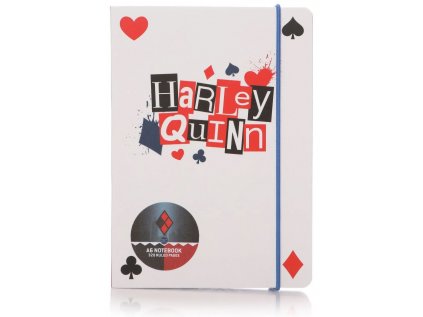 BLOK|ZÁPISNÍK A6|DC COMICS  HARLEY QUINN|15 x 10,5 cm