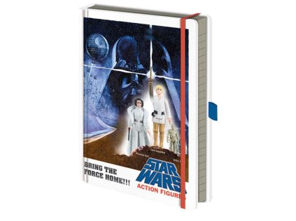 BLOK|ZÁPISNÍK A5|PREMIUM  STAR WARS|ACTION FIGURES