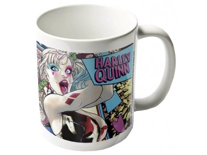 HRNEK KERAMICKÝ|DC COMICS|BATMAN  315 ml|HARLEY QUINN NEON