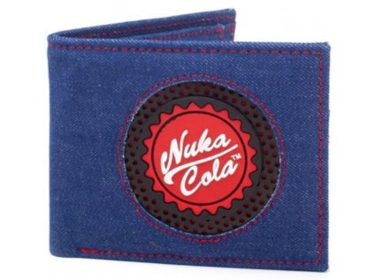 PENĚŽENKA OTEVÍRACÍ|FALLOUT  NUKA COLA|DENIM|11 x 9 x 2 cm