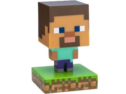 FIGURKA SVÍTÍCÍ|MINECRAFT  STEVE|VÝŠKA 10 cm