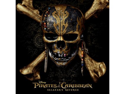 OBRAZ NA PLÁTNĚ CANVAS|40 x 40 cm  PIRATES OF THE CARIBBEAN|SKULL