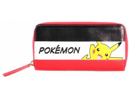 PENĚŽENKA DÁMSKÁ|PSANÍČKO|POKÉMON  PIKACHU|ZIP|19 x 10 x 2 cm