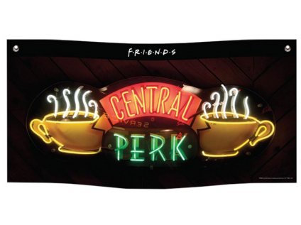 VLAJKA NA ZEĎ|BANNER|FRIENDS  CENTRAL PERK|95 x 47 cm