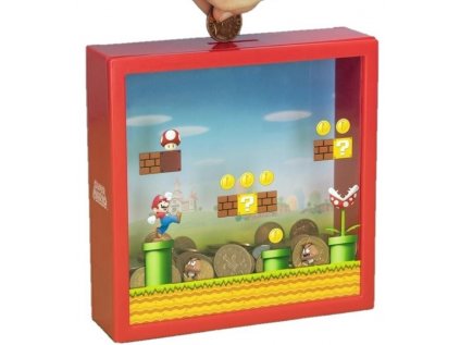 POKLADNIČKA|SUPER MARIO  BOX|18 x 18 cm