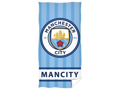 RUČNÍK OSUŠKA|MANCHESTER CITY FC  STRIPE|ZNAK|70 x 140 cm