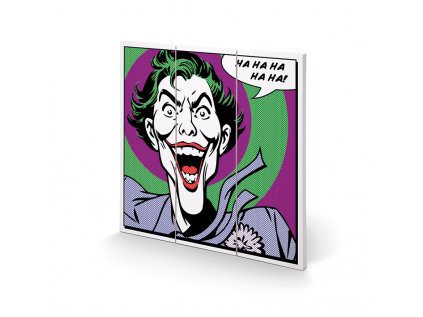 OBRAZ|MALBA NA DŘEVĚ 30 cm x 30 cm  DC COMICS|JOKER|QUOTE