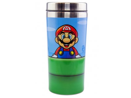 HRNEK CESTOVNÍ NEREZ|TERMO S VÍČKEM  450 ml|NINTENDO|SUPER MARIO