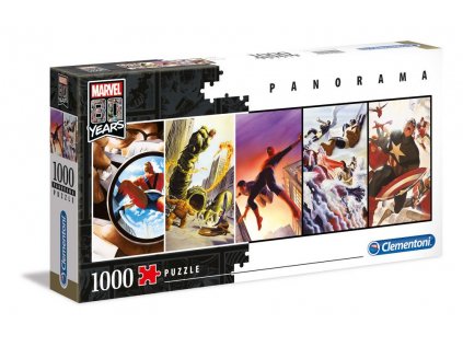 PUZZLE|MARVEL  80TH ANNIVERSARY PANORAMA|1000 KUSŮ