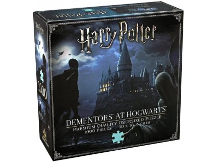 PUZZLE 1000 KUSŮ|HARRY POTTER  DEMENTORS AT HOGWARTS|76 x 46 cm