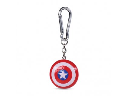 PŘÍVĚSEK NA KLÍČE 3D|MARVEL  CAPTAIN AMERICA SHIELD