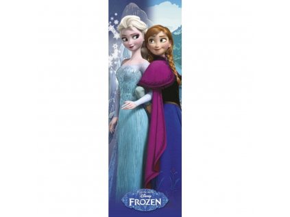 PLAKÁT 53 x 158 cm|DISNEY|FROZEN  ANNA & ELSA