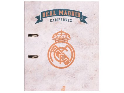 KROUŽKOVÝ POŘADAČ|FC REAL MADRID  VINTAGE COLLECTION|28 x 32 x 7 cm