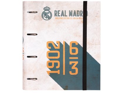 KROUŽKOVÝ POŘADAČ|FC REAL MADRID  VINTAGE COLLECTION|28 x 32 x 4 cm
