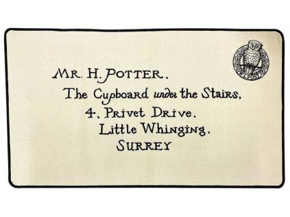 KOBEREČEK|HARRY POTTER  LETTER OF ACCEPTANCE|130 x 75 cm