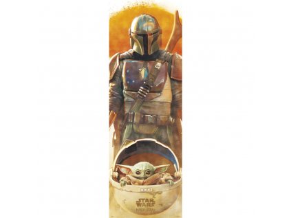 PLAKÁT 53 x 158 cm|STAR WARS  THE MANDALORIAN