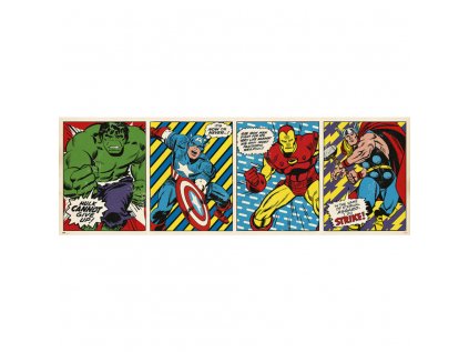 PLAKÁT 53 x 158 cm|DC COMICS  TRIPTYCH