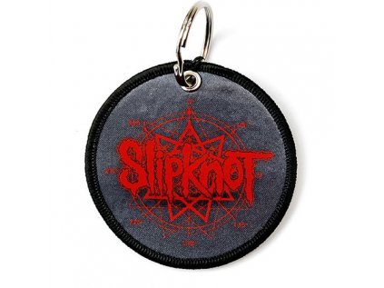 PŘÍVĚSEK NA KLÍČE|SLIPKNOT  LOGO A NANOGRAM|OBOUSTRANNÝ