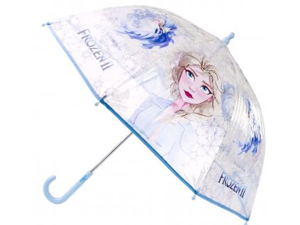 DEŠTNÍK AUTOMATICKÝ|DĚTSKÝ|DISNEY  FROZEN II|ELSA|PRŮMĚR 90 cm