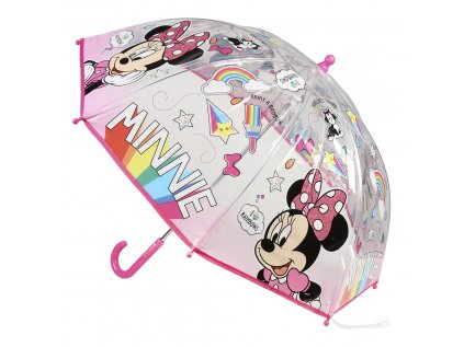 DEŠTNÍK MANUÁLNÍ|DĚTSKÝ|DISNEY  MINNIE MOUSE|PRŮMĚR 71 cm