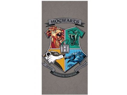 RUČNÍK OSUŠKA|HARRY POTTER  MASCOTS|70 x 140 cm