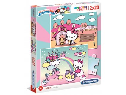 PUZZLE|HELLO KITTY  RAINBOW|20 KUSŮ