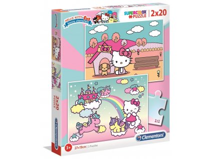 PUZZLE|HELLO KITTY  RAINBOW|20 KUSŮ