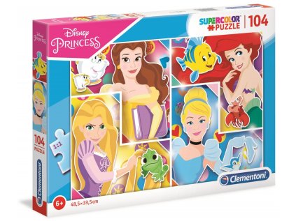 PUZZLE|DISNEY  PRINCESS|104 KUSŮ