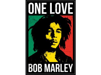 PLAKÁT 61 x 91,5 cm|BOB MARLEY  ONE LOVE