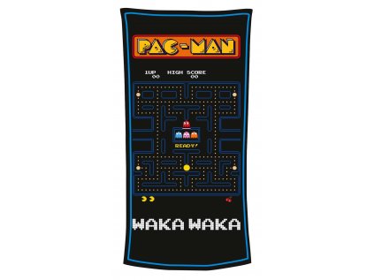 RUČNÍK OSUŠKA|PAC-MAN  THE CHASE|75 x 150 cm