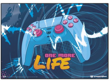 PODLOŽKA NA STŮL|ONE MORE LIFE  49,5 x 34,5 cm|GAMER