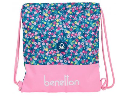 PYTLÍK GYM BAG|BENETTON  BLOOMING|196 12150|35 x 40 cm