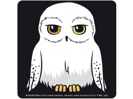 TÁCEK POD SKLENICE|JEDNOTLIVĚ  HARRY POTTER|HEDWIG (10 x 10 cm)