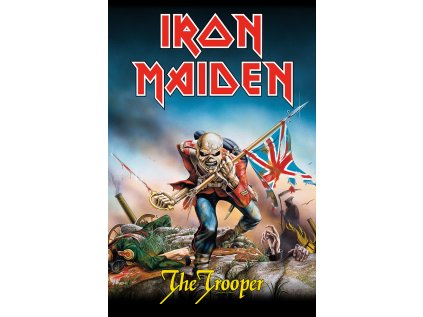 VLAJKA NA ZEĎ|IRON MAIDEN  THE TROOPER|70 x 106 cm