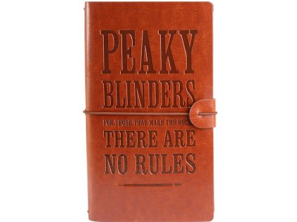 BLOK|ZÁPISNÍK|PEAKY BLINDERS  THERE ARE NO RULES|TRAVEL BLOK